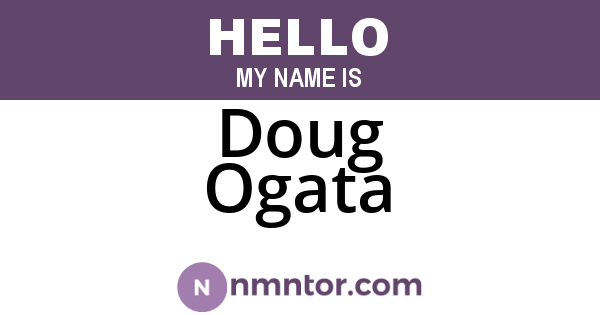 Doug Ogata