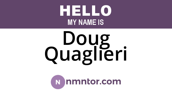 Doug Quaglieri