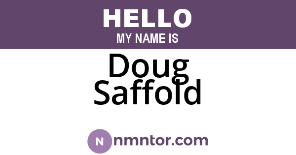 Doug Saffold