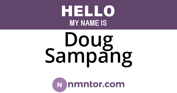 Doug Sampang