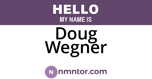 Doug Wegner