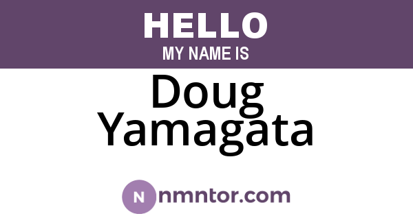 Doug Yamagata