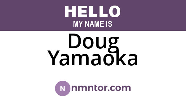 Doug Yamaoka