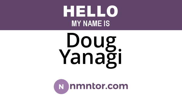 Doug Yanagi