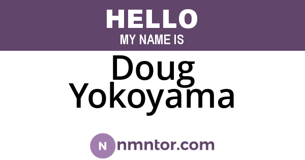 Doug Yokoyama