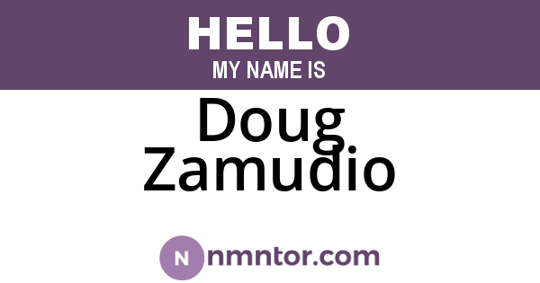 Doug Zamudio