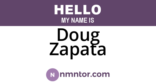 Doug Zapata