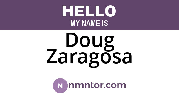 Doug Zaragosa