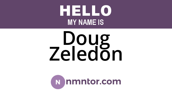 Doug Zeledon