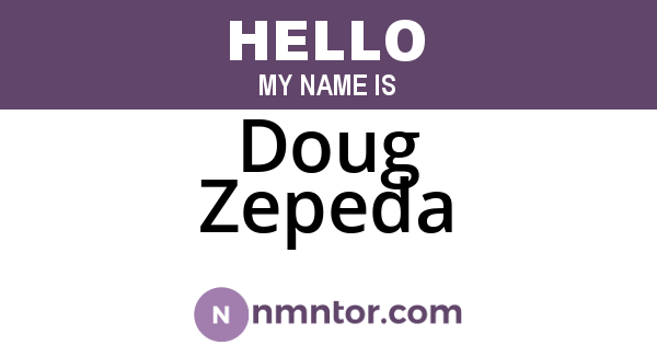 Doug Zepeda