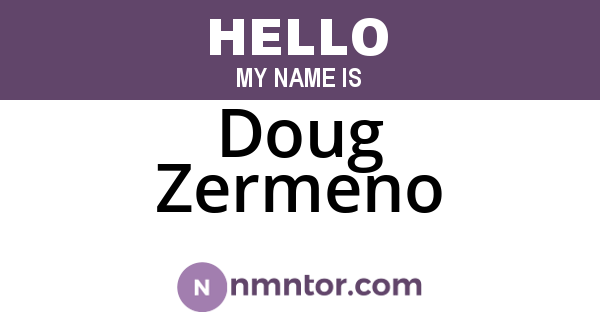Doug Zermeno