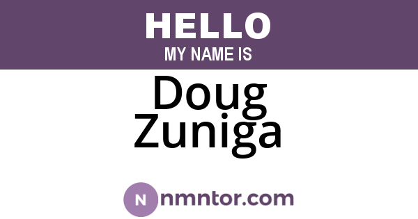 Doug Zuniga