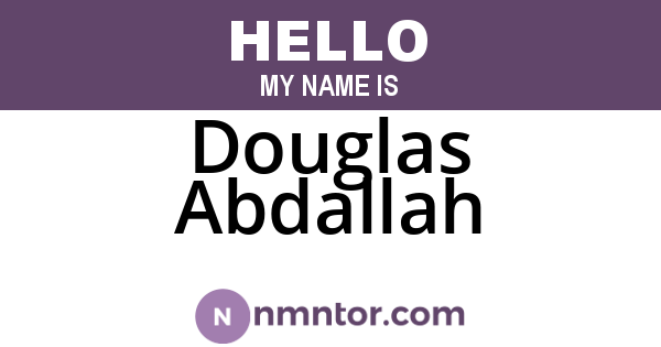 Douglas Abdallah