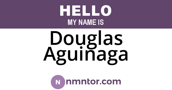 Douglas Aguinaga