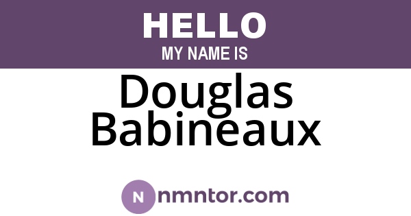 Douglas Babineaux