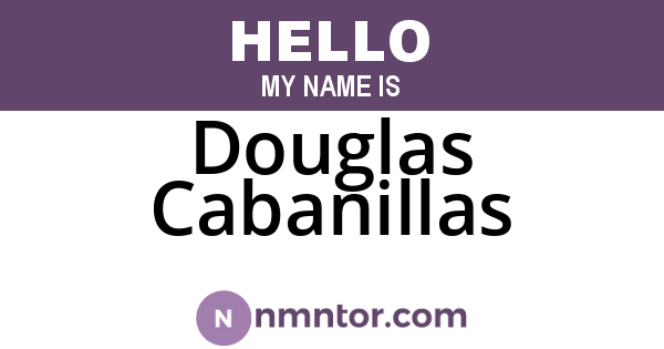 Douglas Cabanillas