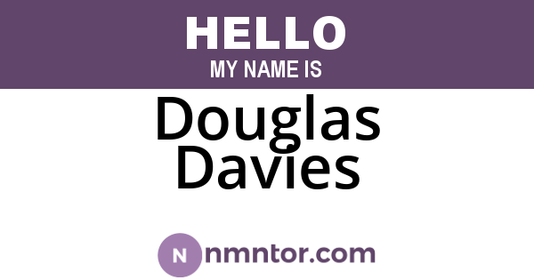 Douglas Davies