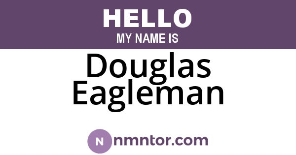 Douglas Eagleman