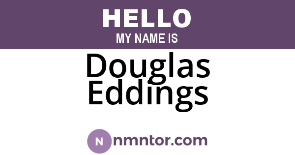 Douglas Eddings