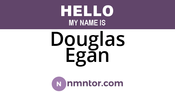 Douglas Egan