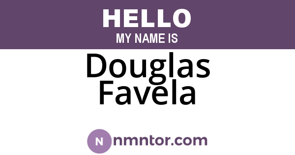 Douglas Favela