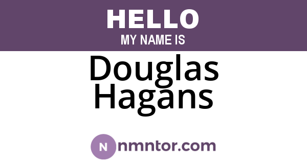 Douglas Hagans