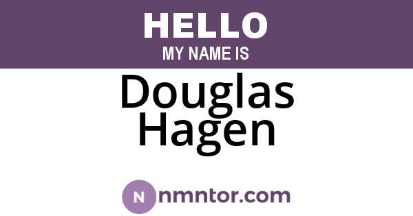 Douglas Hagen