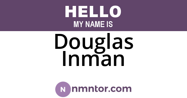 Douglas Inman