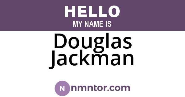 Douglas Jackman
