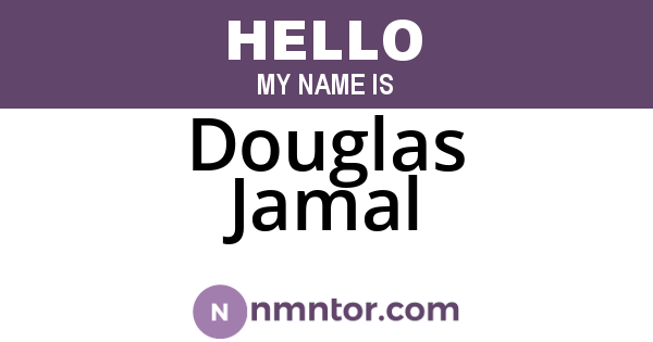 Douglas Jamal