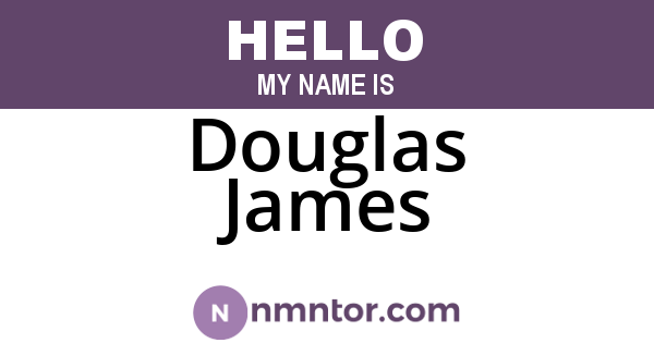 Douglas James