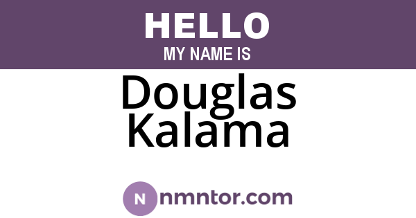 Douglas Kalama