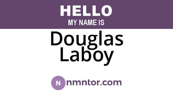 Douglas Laboy