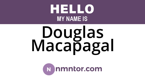 Douglas Macapagal