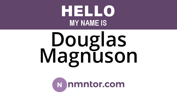 Douglas Magnuson