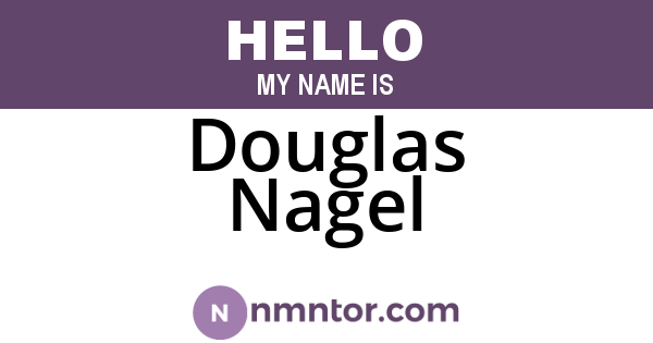 Douglas Nagel