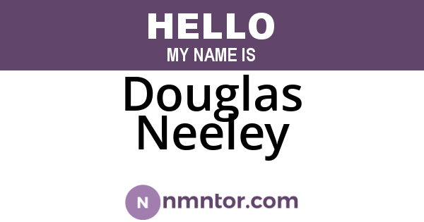 Douglas Neeley