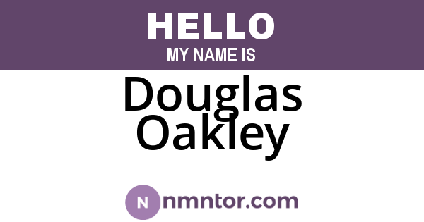 Douglas Oakley