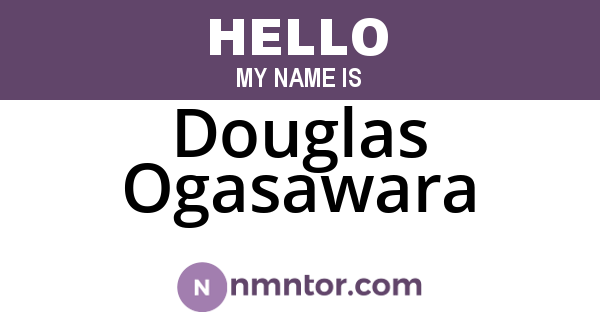 Douglas Ogasawara