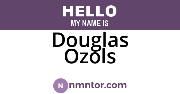 Douglas Ozols