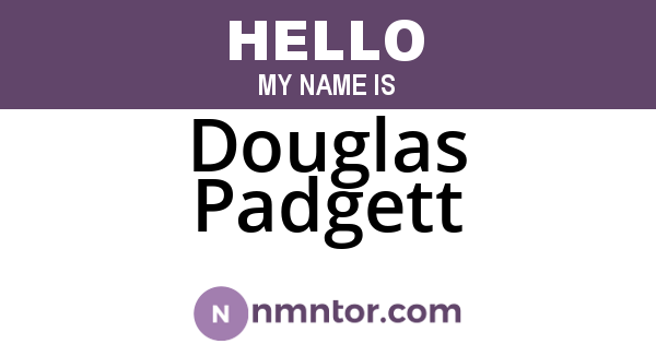 Douglas Padgett