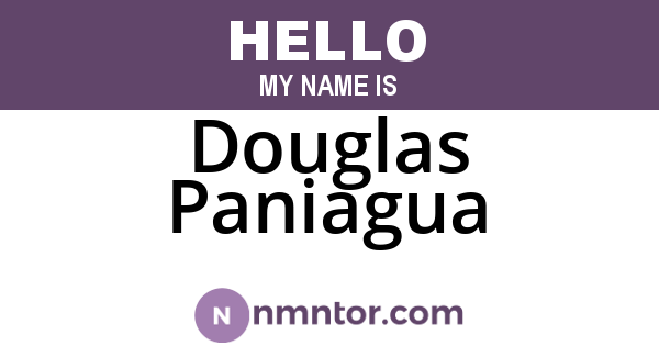 Douglas Paniagua