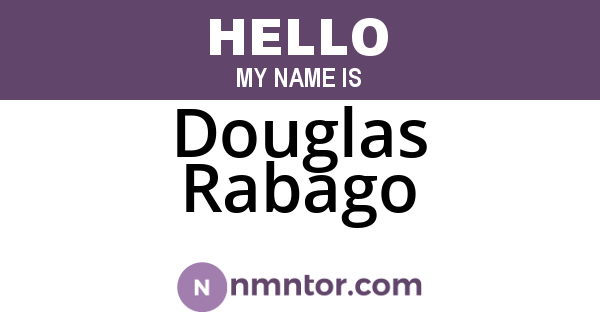 Douglas Rabago
