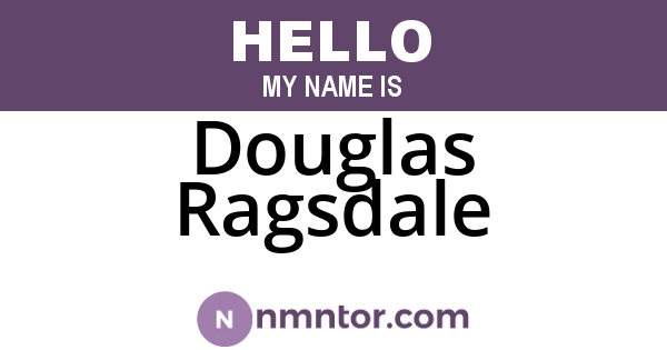 Douglas Ragsdale