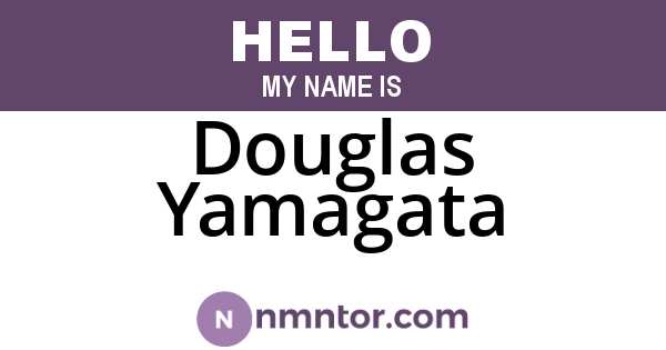 Douglas Yamagata