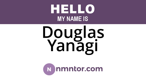 Douglas Yanagi