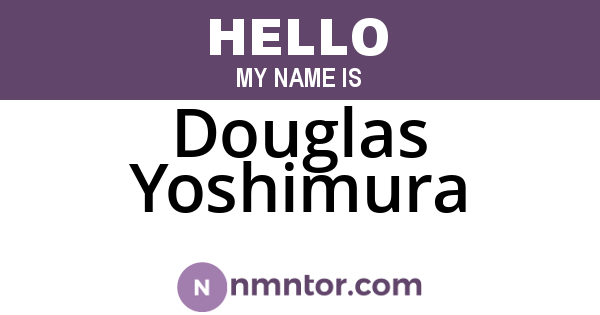 Douglas Yoshimura