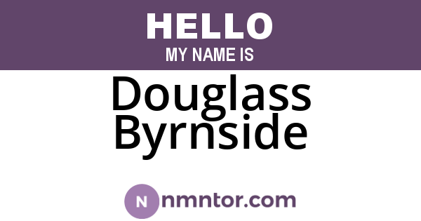Douglass Byrnside
