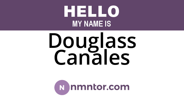 Douglass Canales
