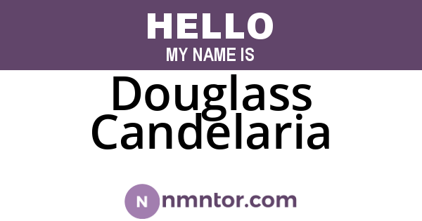 Douglass Candelaria